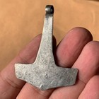 Ancient Viking Bronze Thors Hammer Amulet Pendant Artifact Authentic Rare Type