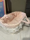 Vintage Badger Basket Designer Doll Carrier Model 760 Complete In Box Rosebud
