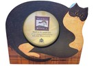 Warren Kimble Fat Cat Photo Frame  Wood Folk Art Primitive 2 5    Fetco New