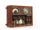 1918 H w  Sullivan Airplane Radio W osram Air Force Tubes   Vertical Rheostats