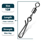 Fishing Swivels Snap 50 200pcs Fishing Rolling Barrel Swivels Fishing Connector