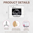 Sonogram Picture Frame - Wooden Ultrasound Frame For New Parents - Grandparen   