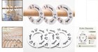 Durable Plastic Baby Closet Dividers - 6pcs Age And Size Organizers For Nursery