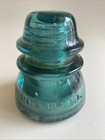 Hemingray 42 Aqua Teal Green Glass 4  Tall Insulator  Made In Usa  Electric
