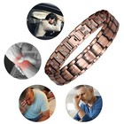 Copper Magnetic Bracelet Energy Therapeutic Healing Therapy Arthritis Men Women