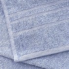 True Hue 24 Piece Cotton-recycled Polyester Bleach Safe Bath Towel Set  Blue