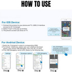 1080p Hdmi Cable Phone To Tv Hdtv Av Adapter Universal For Iphone Android Type C
