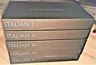 Pimsleur Italian Language Levels 1 2 3 4 5 Gold Edition 80 Cd s Audio Study