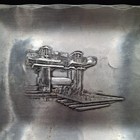 Vintage Uss Wendell August Forge Hammered Aluminum Ashtray 10 17 1962 