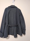 30s Swiss Army Medic Jacket Wool Military Pea Coat Rare 