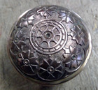 Single Ornate Victorian Brass Door Knob  Vintage Art Nouveau