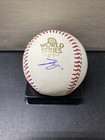 Autographed signed George Springer 2017 World Series Champs Baseball Psa dna Coa