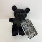 Grateful Dead 7  Bean Bear Limited Edition Plush - Black Peter By Liquid Blue