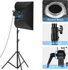 Softbox Photography Lighting Kit For Photography  Professional Studio Strobe Lig