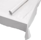 Disposable Tablecloth Party Banquet Table Cover Roll - 300 Ft  X 40 In   white 