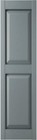 12 w X 80 h Lifetime Vinyl Raised Panel Shutters storm Cloud    12-in w X 80-in h