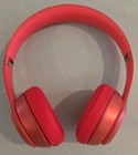 Beats By Dr  Dre Solo2 Wired B0518 Headphones - Red  New Ear Pads 