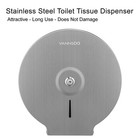 Commercial Jumbo Toilet Paper Dispenser  Wall Mount Stainless Steel 9 Inch Ro   