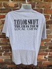 Taylor Swift The Eras Tour Local Crew T Shirt Size Xl New Color Gray