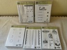 Stampin Up Stamp Sets Five Retired Fun W christmas Merry Labels More