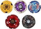 Metal Fusion 4d Beyblade 5 Pieces Gyros Spinning Top Toy Game With 2 Launch