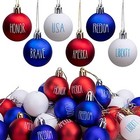 Deloky 4th Of July Tree Ornaments Hanging Balls- 1 57  Memorial Day 36 Pcs