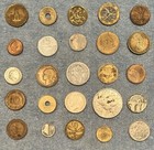 Lot Of 25 Old World Foreign Coins  22