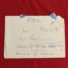 Panzerkorps 1941 Feldpost Cover W Letter Panzer Tank Korp Police Ww2 Wwii German