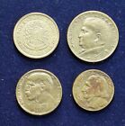 Lot Of Four 1955 - 1956 Brazil 1 Cruzeiros 50 20 10 Centavos Km  567 563 562 561