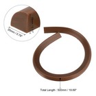 Flexible Molding Trim 20 Inch Quarter Round Molding Water Barrier Brown