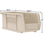 Akro-mils 12 Pack Akrobins Plastic Storage Bins  Space-saving Organizers  Yellow