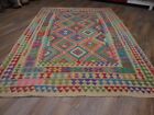 Authentic Afghan Chobi Kilim Killm Wool Area Rug By Afghan Artisans 6 7x9 7 Ft