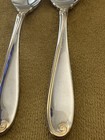 2  Teaspoons Mikasa Ambrose Gold  Stainless 18 8