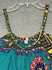 African Handmade Dashiki Halter Dress Summer Beach Colorful Tribal Boho