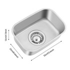 Stainless Steel Kitchen Sink Wash Basin Rectangular Rv Sink Caravan Camper Boat
