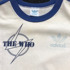 The Who 1980 s Vintage Promo T-shirt Large Townshend Mod Daltrey Adidas Large