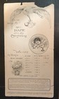 Rare Vintage Maud Humphrey Bogart 6 Page 1905 Art Calendar As Is Free Shipping