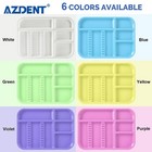 Dental Instrument Divided Tray Autoclavable Plastic Divided Trays