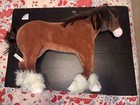 Retired 2014 American Girl Doll Prancing Clydesdale Horse Bkh36 Fits 18  Doll