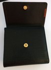 Philippe Charriol Tri-fold Wallet Noir Black Leather Unused Vintage Original Box