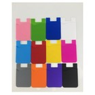 1pc Silicone Credit Card Holder Cell Phone Wallet Pocket Stickers Adhesive Usa