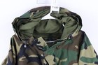 Vintage 90s Mens Medium Military Issue Camouflage Cold Weather Parka Jacket Usa
