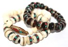 Tibetan Prayer Beads Healing Bracelet Adjustable Wrist Mala Yoga Bracelet E4
