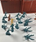 Vintage Marx Fort Apache With Soldiers Cowboys Native American Figures 1960   s