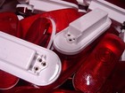 4 Peterson Pm 421r Sealed submersible Red Oval Stop  Turn   Tail Light - New