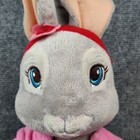 Peter Rabbit Lily Bobtail Doll Plush Toy Girl Bunny Pink Dress Stuffed Animal