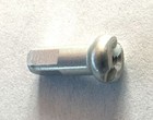 Dt Swiss 2 0mm Standard Alloy   Aluminum Nipples 2 0 X 12mm Silver 100 Count