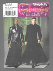 The Matrix Vampire Vamp Neo Morpheus Trench Coat Duster Costume Sew Pattern Ucff