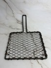Vintage Wire Mesh Campfire Toaster Grill W Handle Rustic Metal
