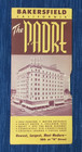 Vintage The Padre Hotel Brochure Bakersfield California Rare Find Old Pamphlet